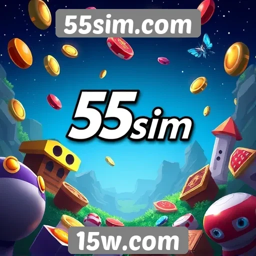 Variedade de jogos disponíveis no 55sim.com